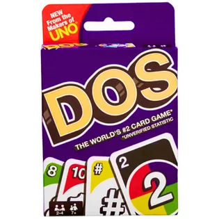 dos. juego de cartas de uno original