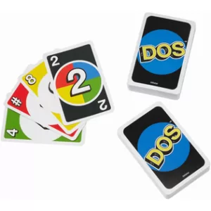 dos. juego de cartas de uno original